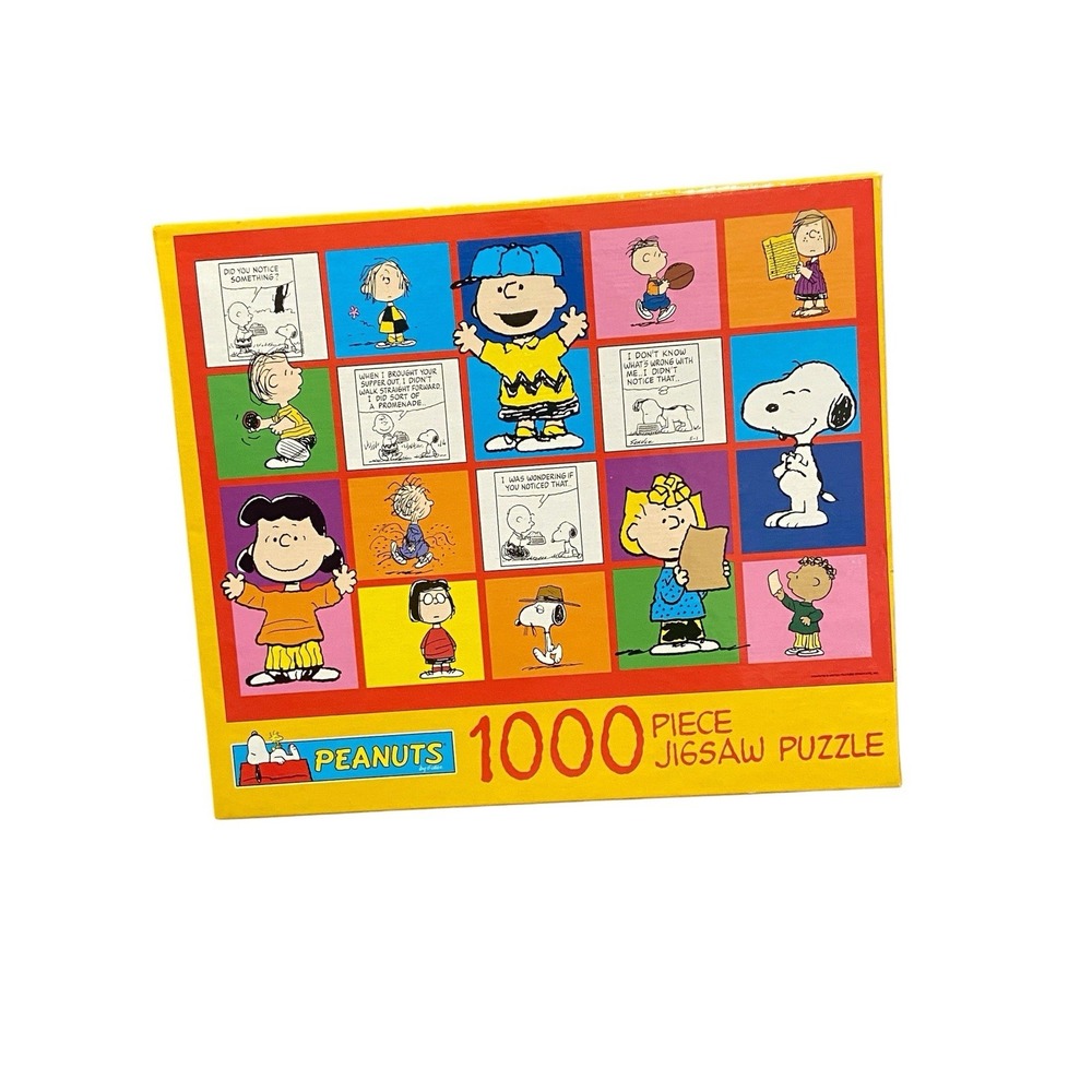 SEALED 2003 Peanuts 1000 Piece Jigsaw Puzzle Hoyle Products 19.5" x 26.75" #5607